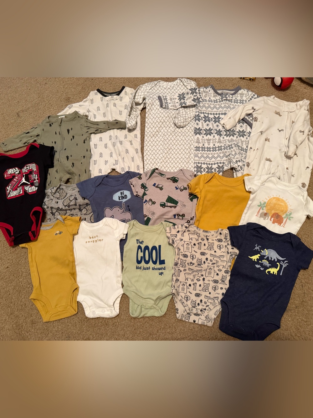 0-6 months baby boy summer clothes